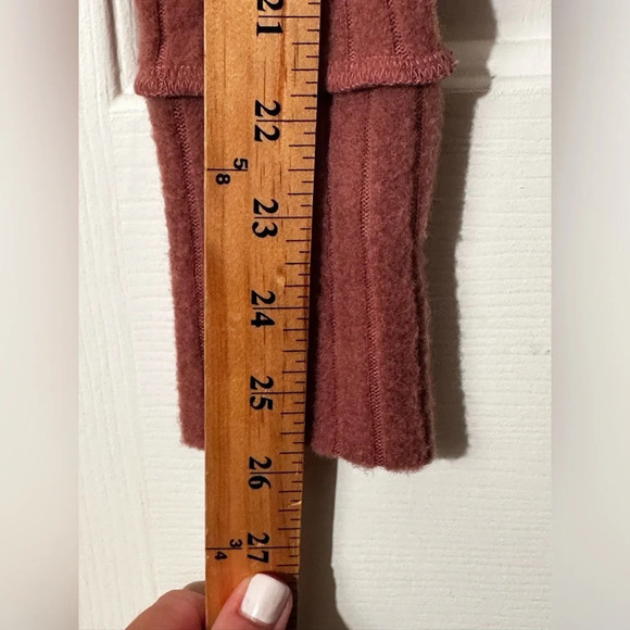 NWT URBAN OUTFITTERS Out From Under Bounce Plush Suki Ribbed Cardigan XS MAUVE - Picture 13 of 13